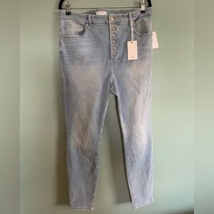 Good American Light Blue High Rise Jeans skinny